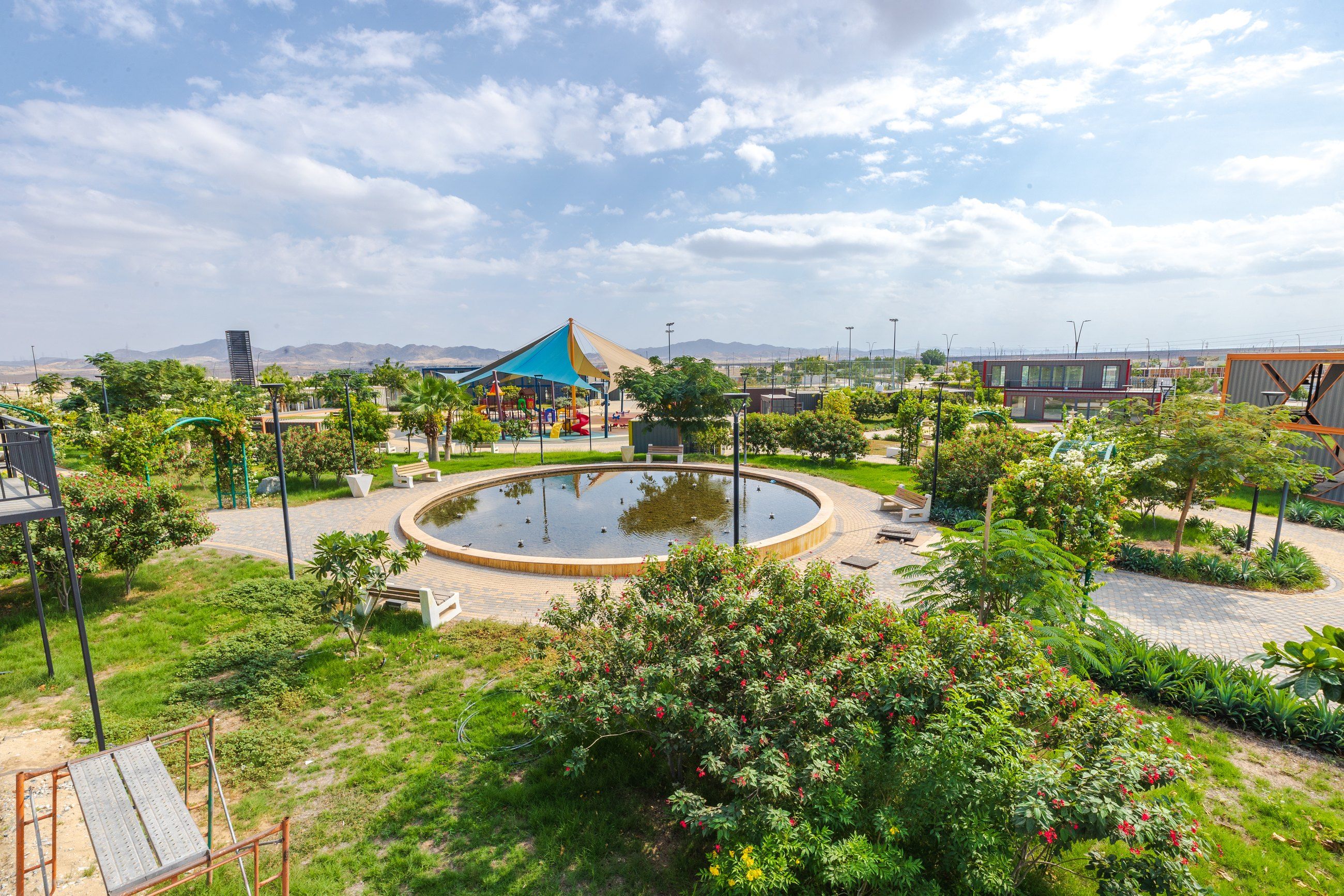 The completed park at Dhahiat Sumou